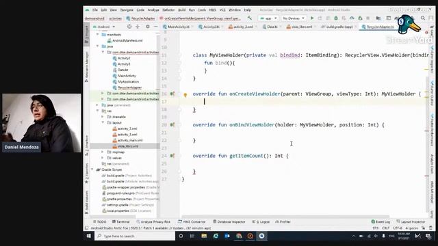 Ruta de Habilitación Huawei, SENASoft 2021 - RecyclerView y el patrón ViewHolder смотреть онлайн