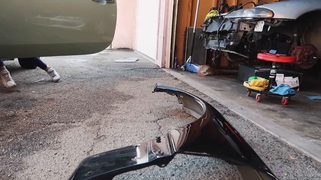 MY MITSUBISHI 3000GT VR4 GETS 99 FRONT END CONVERSION!! смотреть онлайн