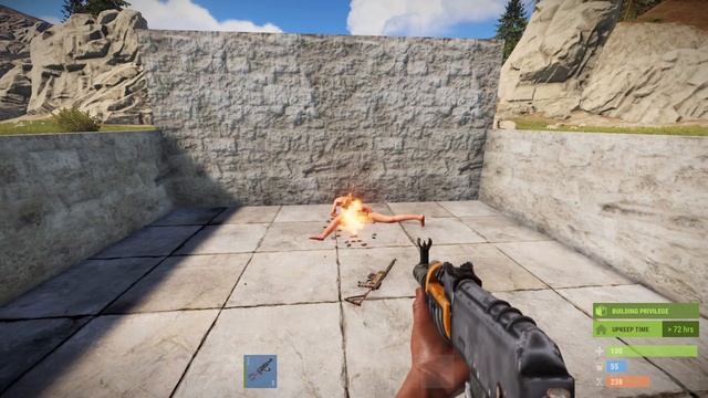 Основы RUST Experimental - Оружие, боеприпасы, броня, хилки смотреть онлайн