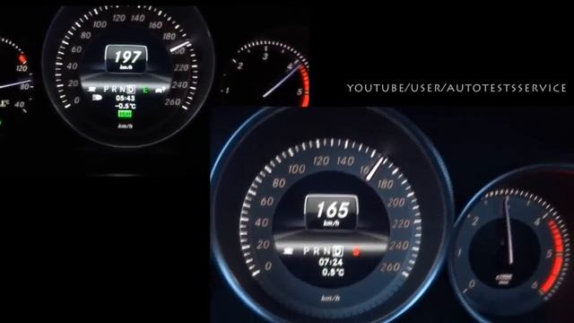 Mercedes C200 CDI Vs C250 CDI W204 0-200
