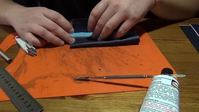 Простой кожаный женский кошелёк своими руками смотреть онлайн