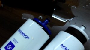 Фильтры Аквафор к2 к5 к7  через 6 месяцев в разрезаном виде