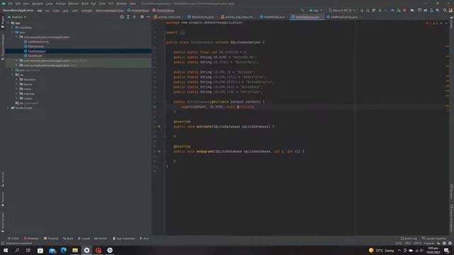 Note Application using Sqlite database part 1 (android studio) | android tutorials | | 2022 | смотреть онлайн