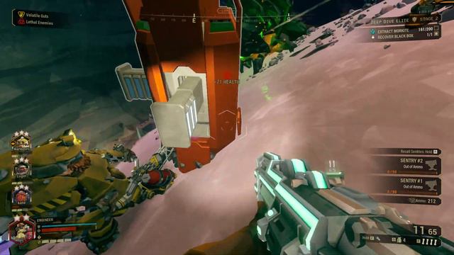 Elite Deep Dive - Second Grotto - Crystalline Caverns: Deep Rock Galactic Gameplay смотреть онлайн