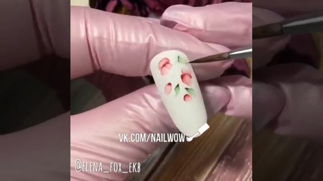Маникюр. Рисуем цветы смотреть онлайн