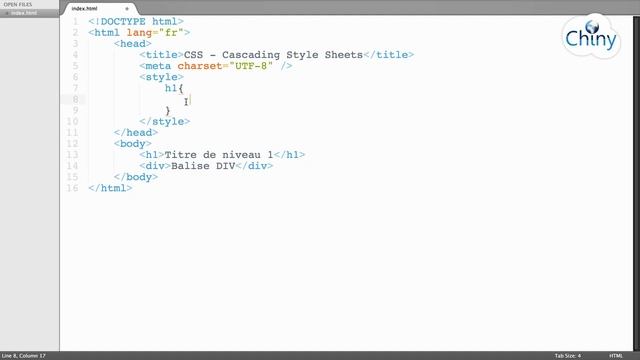 Les feuilles de style CSS (1/15) - C'est quoi CSS et comment l'intégrer? смотреть онлайн