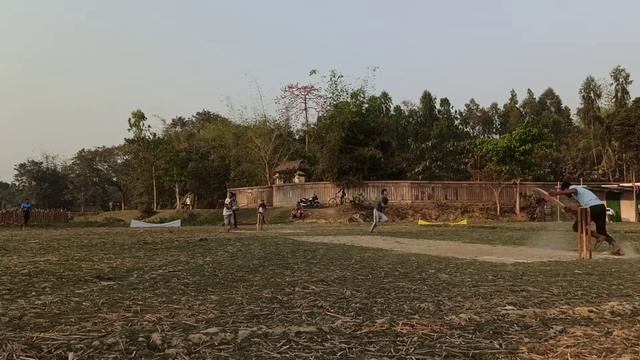 Cricket || village game || village cricket || Big six in cricket смотреть онлайн