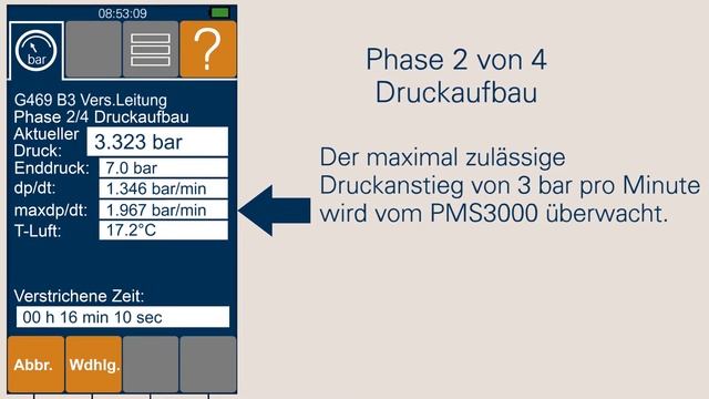 PMS3000 G469 B3 Gas Versorgungsleitung nach DVGW-Richtlinien смотреть онлайн