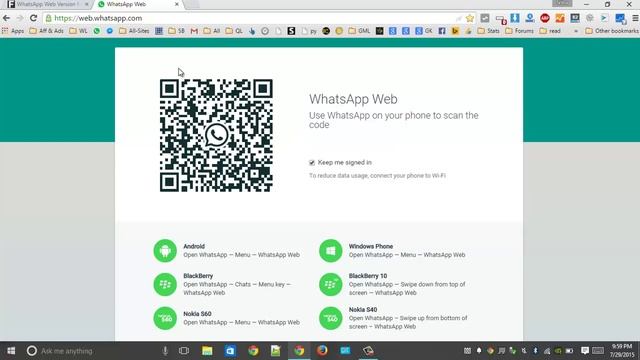 WhatsApp Web Version PC/MAC @ Web.WhatsApp.com