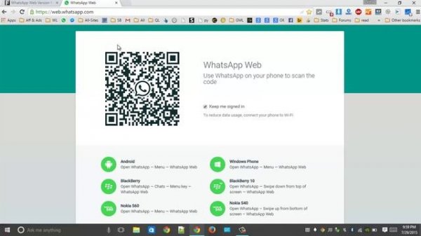 WhatsApp Web Version PC/MAC @ Web.WhatsApp.com