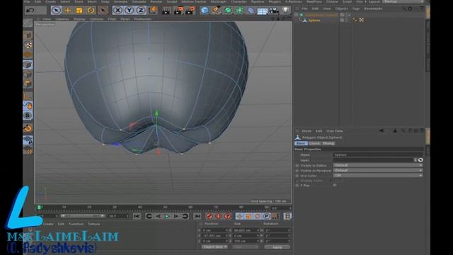 Cinema 4D tutorial modeling apple смотреть онлайн