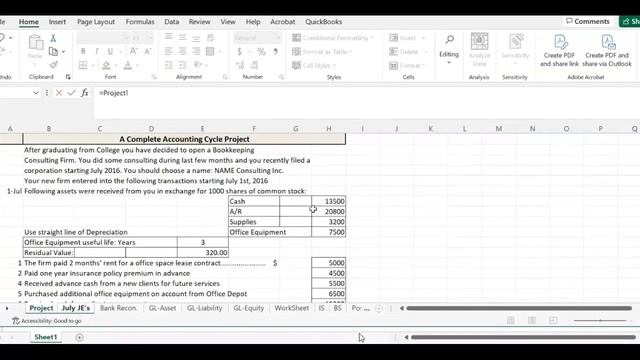 Bookkeeping - Mastering Adjusting Entries - Section 7 and Group Project Review смотреть онлайн