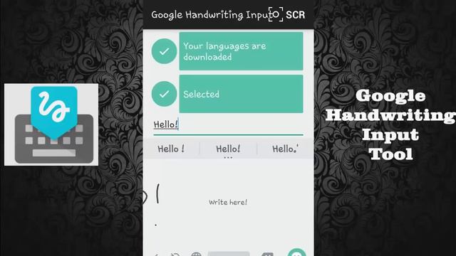 Google Handwriting Input | write using your Handwriting to Android Phone смотреть онлайн