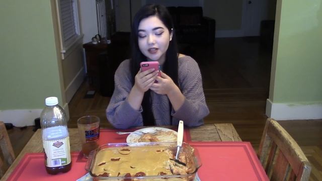 CREAMY VEGAN LASAGNA | Mukbang + Recipe смотреть онлайн