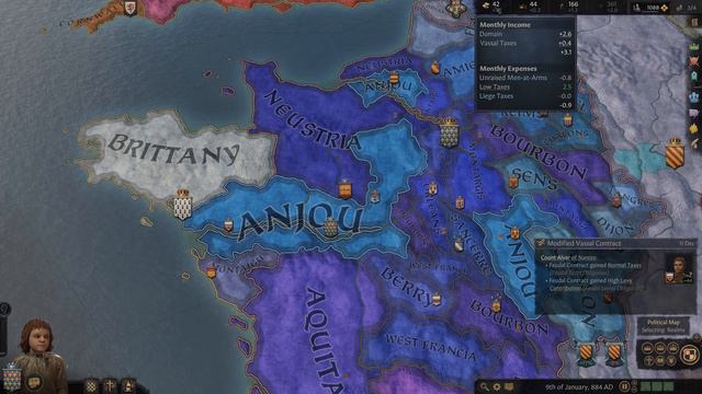 Crusader Kings 3 Anjou Succession Series - Czardus EP2 - Bully Cousin Vassal смотреть онлайн