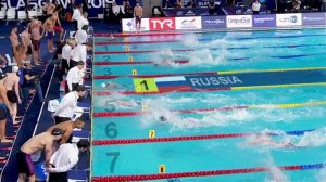 На чемпионате Европы по плаванию россияне завоевал...стафете кролем и на дистанции 50 метров брассом