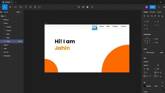Portfolio Home Page UI Design in Figma | Ja Tech Official смотреть онлайн