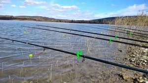 Поехали на рыбалку!!! На Симферопольское Водохранилище и были в шоке от рыбалки...