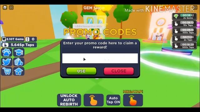 ALL *NEW* TAPPING SIMULATOR CODES (JULY 2020) | Roblox Tapping Simulator смотреть онлайн