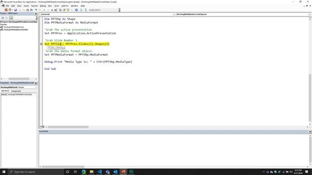 Working With Media Format Objects in PowerPoint VBA смотреть онлайн
