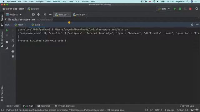 Solution & Walkthrough for getting Trivia Questions | The Complete Python Pro Bootcamp for 2022 смотреть онлайн