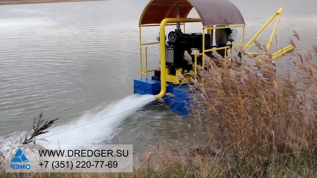 Мини земснаряд ПБ 250/28 м³ для добычи песка и чистки водоемов смотреть онлайн