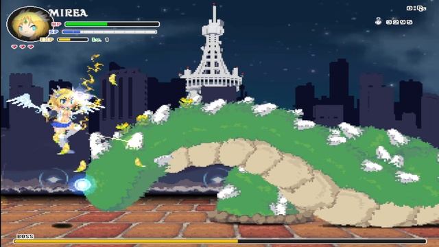 Echidna Wars Dx Gameplay Stage 1 Boss
