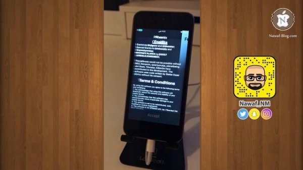 شرح عمل جيلبريك للإصدار iOS 9.3.5 بواسطة أداة Phoenix