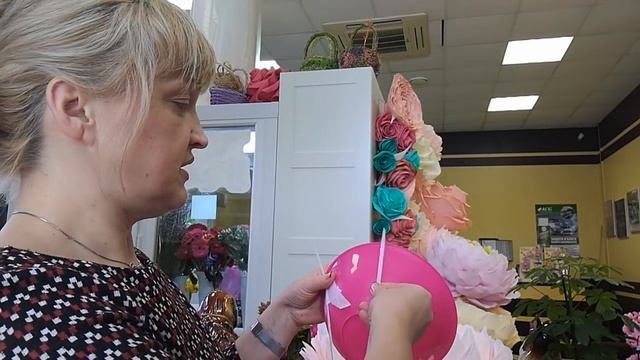 Крепление больших цветов на арку. смотреть онлайн