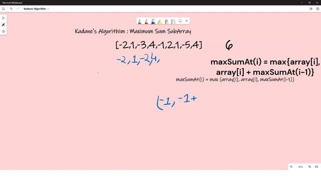 Kadane's Algorithim | How to solve Maximum Sum Sub Array Problem?| Dynamic Programming | Leetcode 5 смотреть онлайн