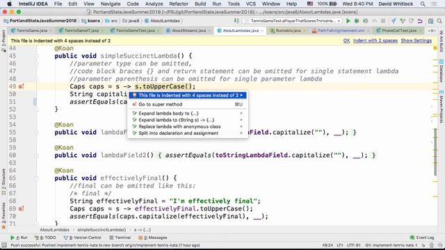 Java@PSU Summer 2018 Week 3, Part 3 смотреть онлайн