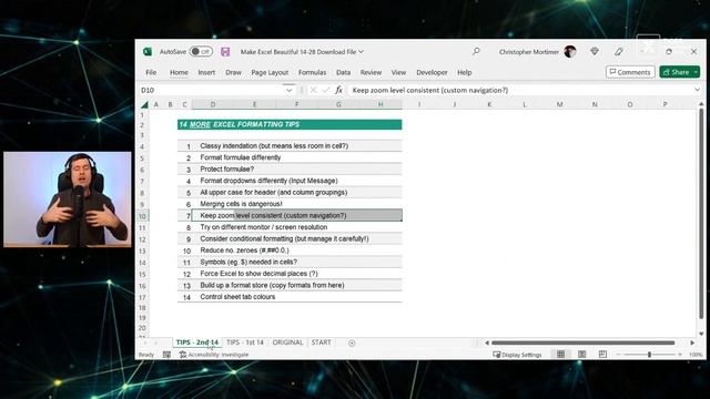 14 MORE Excel Formatting Tips (Make Excel Beautiful AGAIN) смотреть онлайн