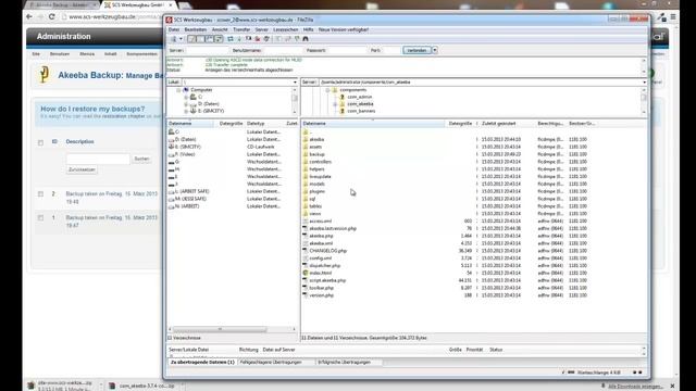 Tutorial: Joomla Backups erstellen und zurückspielen mit Akeeba Backup смотреть онлайн
