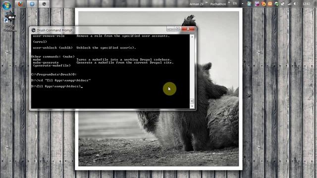 Drupal 7: Drush. Установка на Windows 7 смотреть онлайн