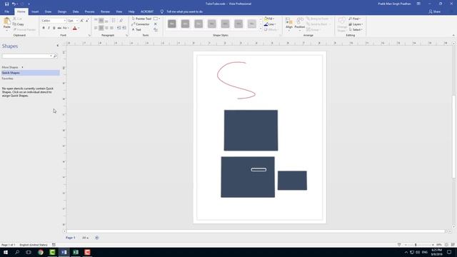 MS Visio Tutorial - Lesson 3 - Adjusting UI смотреть онлайн