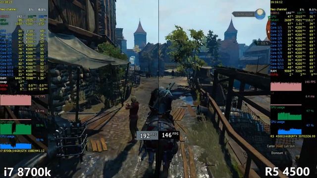 I7 8700 Vs Ryzen 5 4500 Test In 9 Games | R5 4500 Vs I7 8700k