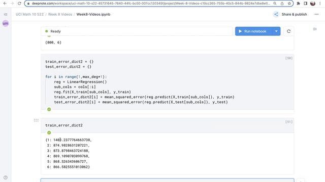 Evaluating polynomial regression, Part 2 смотреть онлайн