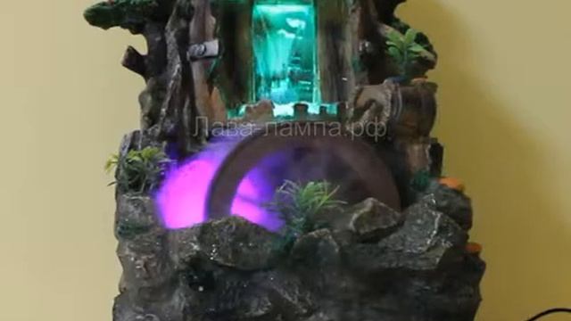 Настольный фонтан с туманом и подсветкой смотреть онлайн