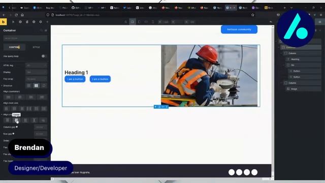 Divi vs. Bricks Builder 2022 - Basics of how content is laid out (Add columns/divs within columns! смотреть онлайн