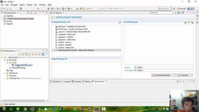 Cách sử dụng git trong eclipse смотреть онлайн