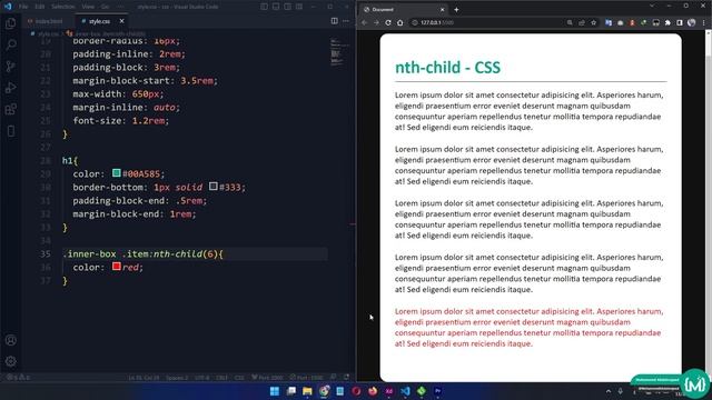 New CSS nth-child() number of class смотреть онлайн