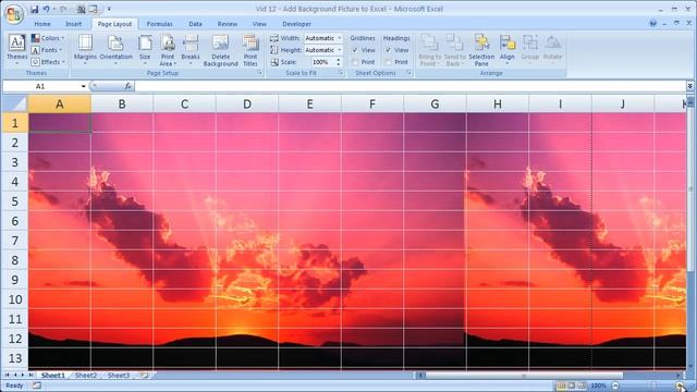 Excel Tips 12 - Add Background Pictures to Excel Spreadsheets смотреть онлайн