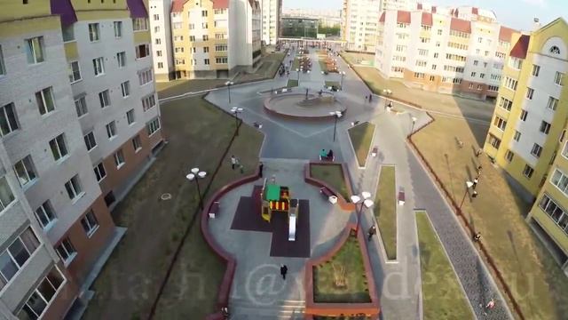 Чита , микрорайон Октябрьский . Красота с высоты полета птицы. смотреть онлайн