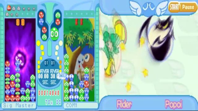Puyo Pop fever 1 Rider vs Popoi Randomness part 2 смотреть онлайн