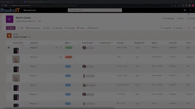 Asset Manager List - Track Assets With Microsoft Lists and Approvals смотреть онлайн
