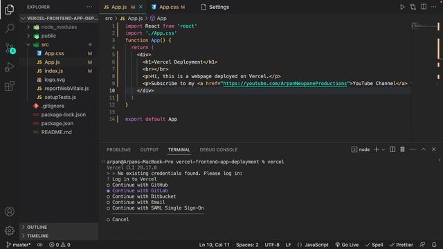 How to Deploy a Frontend React App on Vercel in Minutes смотреть онлайн