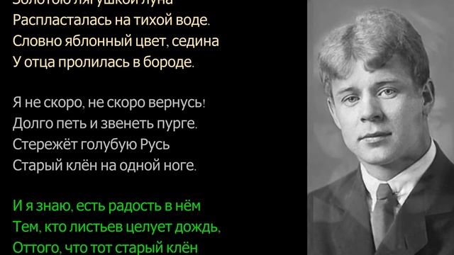 Сергей Есенин: Я покинул родимый дом смотреть онлайн