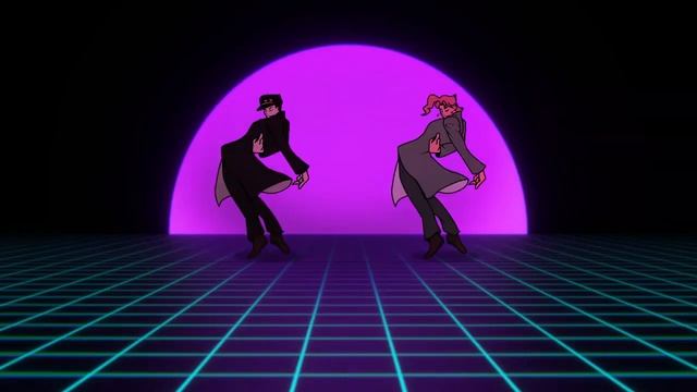 Kakyoin And Jotaro Dance.