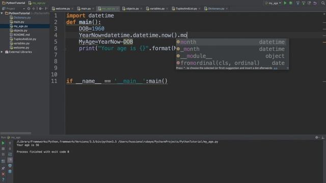 17- Python|| Get my Age تطبيق حساب العمر смотреть онлайн