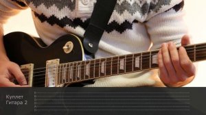 Как играть на гитаре Мертвый анархист  - Король и шут  ( видеоурок Guitar riffs) + табы